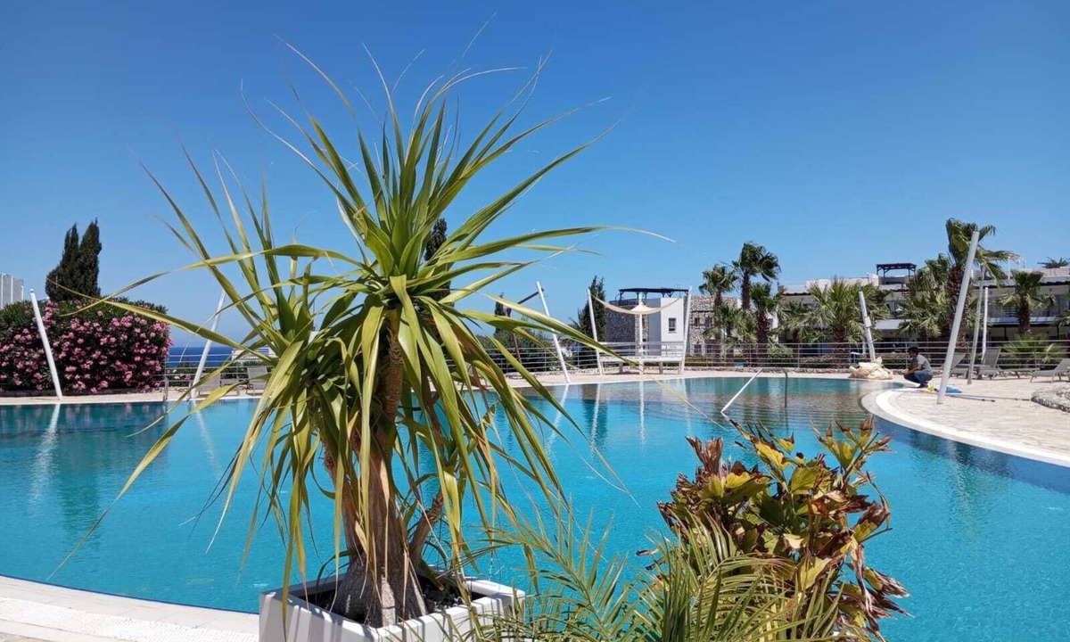 Bahceli Condo | 1+1 Loft-apartment mit Meerblick im Projekt Palm Bay View in Bahceli auf NZ