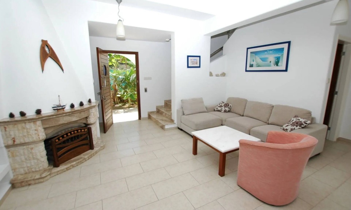 Kissonerga Villa | Beach Front, Wonderful Holiday Villa with Sauna in Kissonerga, Special Offer!