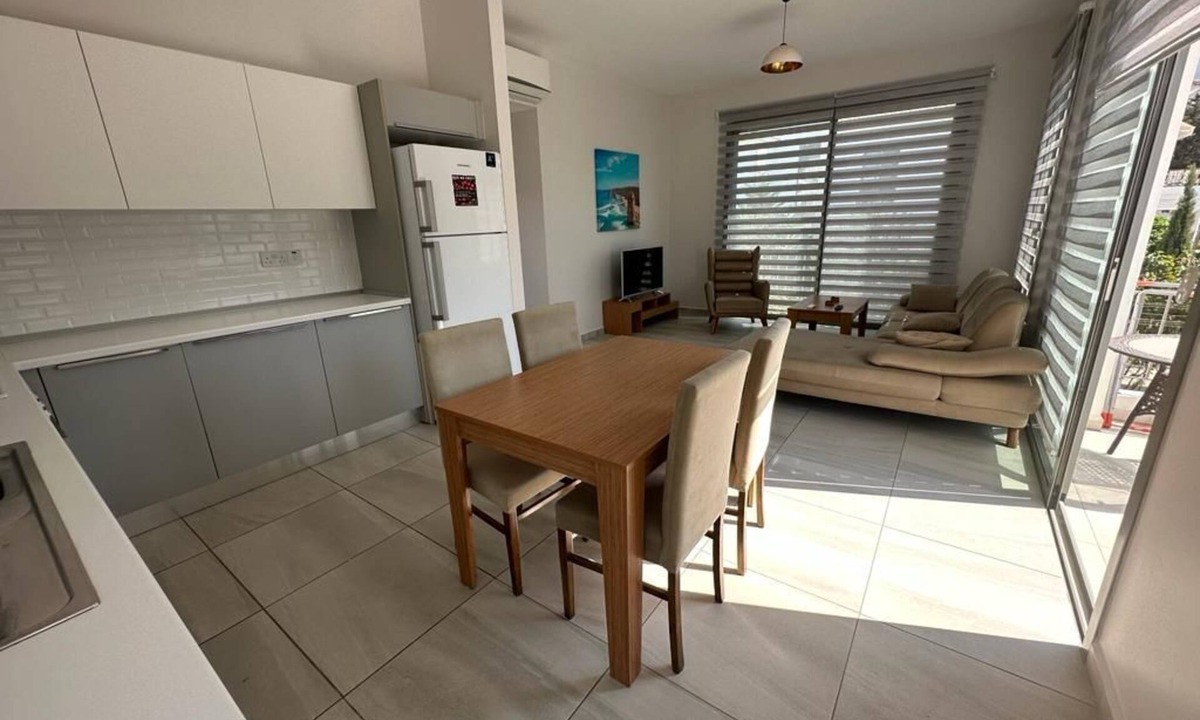 Karavas Apartment | Holiday 2-Bedroom Apartment in Alsancak Kyrenia Pool Terrace