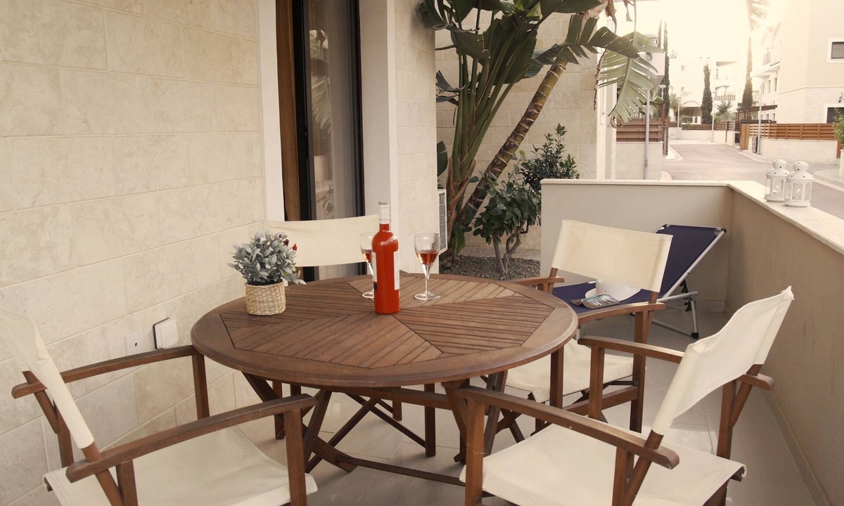 Kapparis Apartment | Kyklades Resort DPSBF01 -One Bed Apartment -Patio-Pool-Tennis-Gym-Spa
