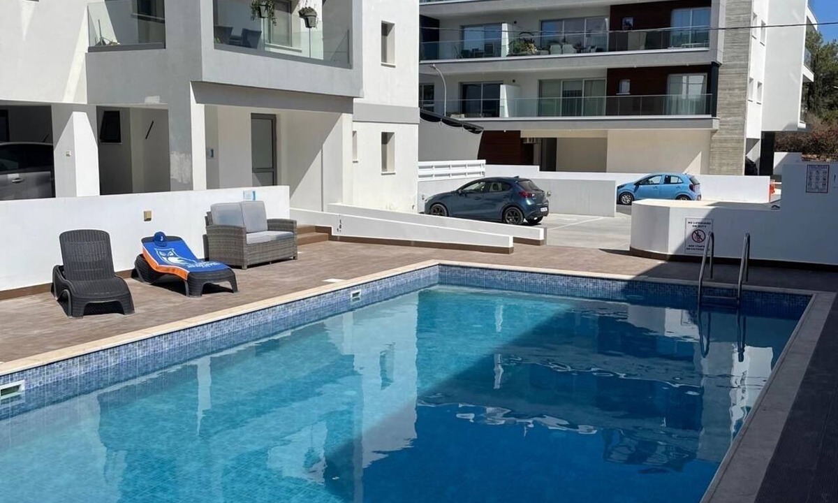 Paphos Apartment | Luxury 3 Bedroom Penthouse apartment with sea view. 10 mins walk to Venus Beach