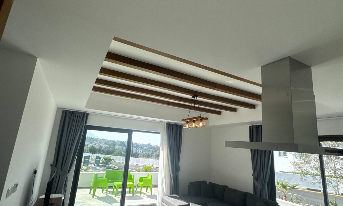 Karavas Apartment | Luxury Defne Suite – Pool, Balcony & Prime Alsancak Location
