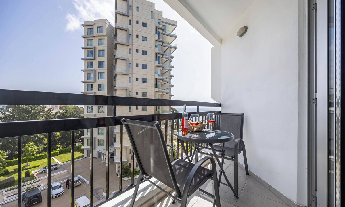 Agios Tychon Apartment | Marathon Beach Apartment - Sea View, Shared Pool
