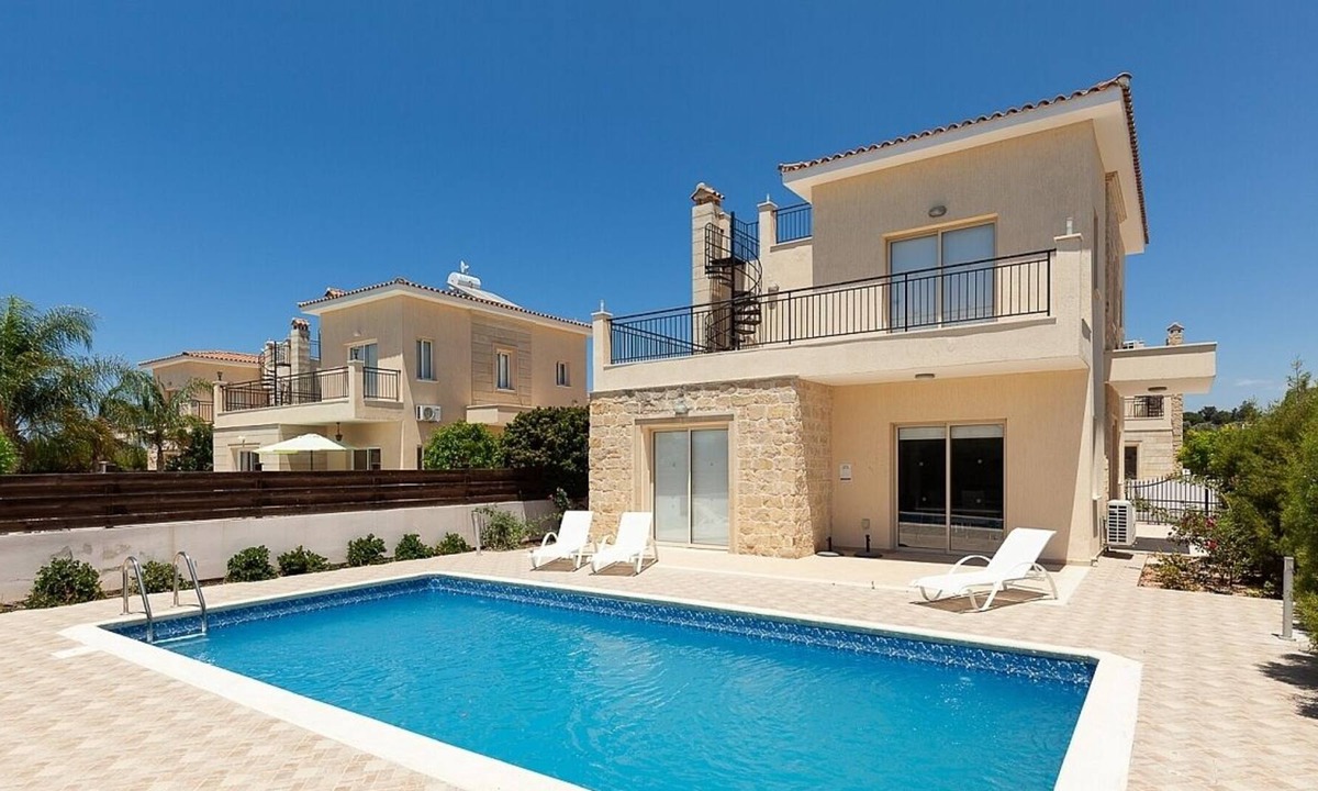 Polis Villa | Modern Family Villa, A/C, Private Pool, First Floor Terrace - Ideally Located Between Polis & Latchi