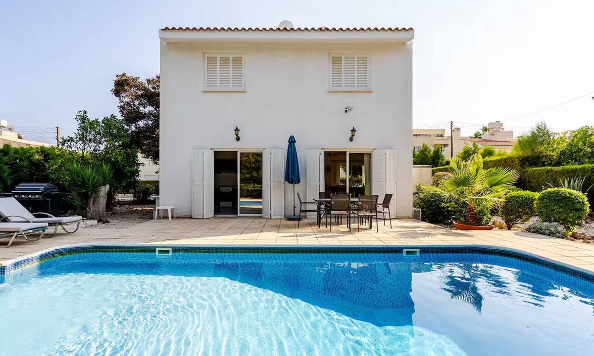 Peyia Town Villa | New Coral Bay Amazing Villa Pool Garden by the Sea