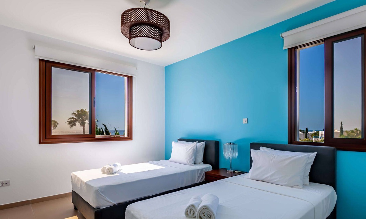 Paphos Villa | R 3032 Villa Eve With Air Conditioning ,Kitchen Utensils & Coffee Maker.
