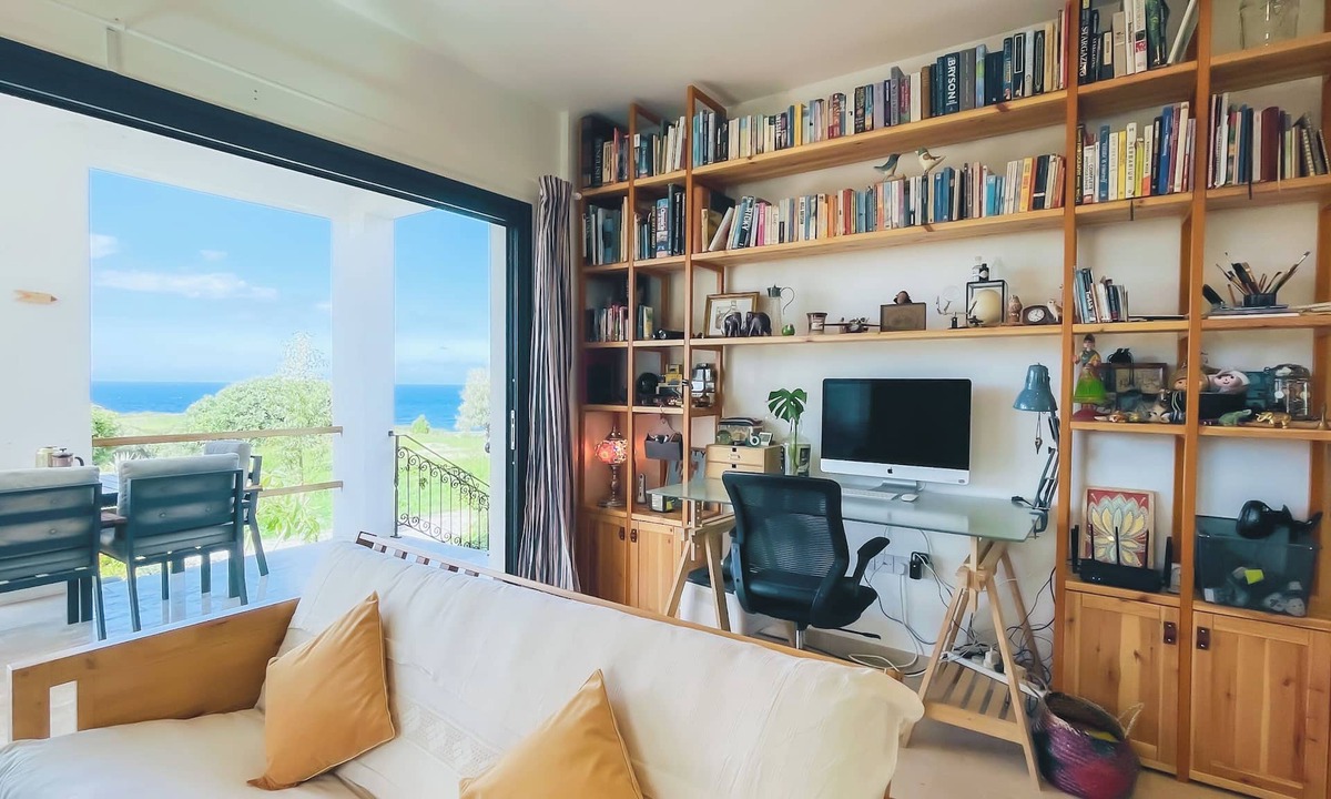 Kucukerenkoy Villa | Scops Nest Seaside Holiday Home North Cyprus, huge garden, amazing sea views