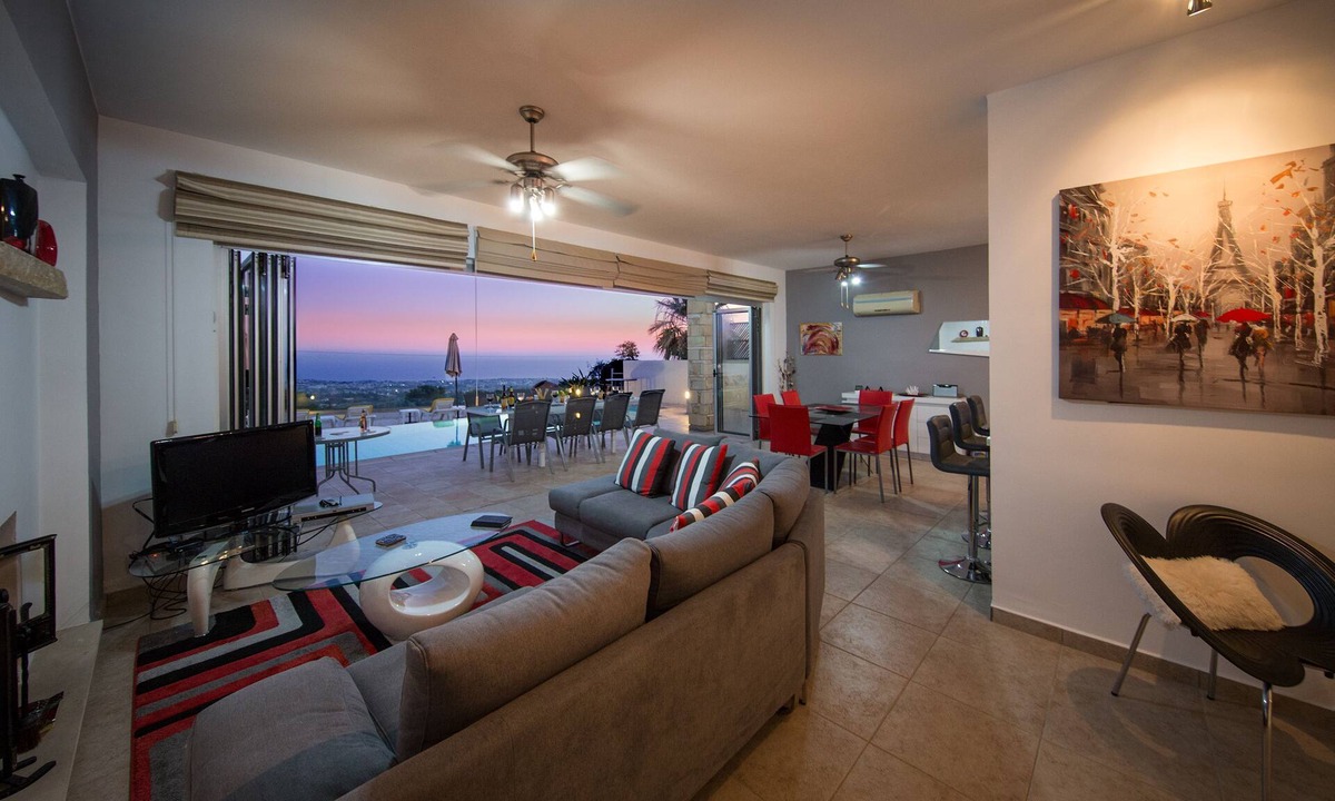 Tremithousa Villa | Villa Agia Sofia - Modern Villa with Heated Pool and Amazing Views. Sleeps 8