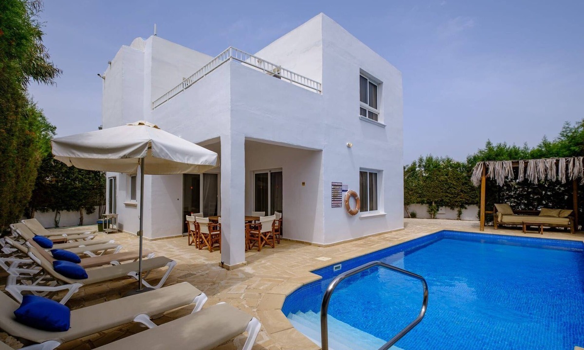 Ayia Thekla Villa | Villa Kallidora, 4 BDR, Private Pool, Furnished Terrace, Ayia Napa, Cyprus