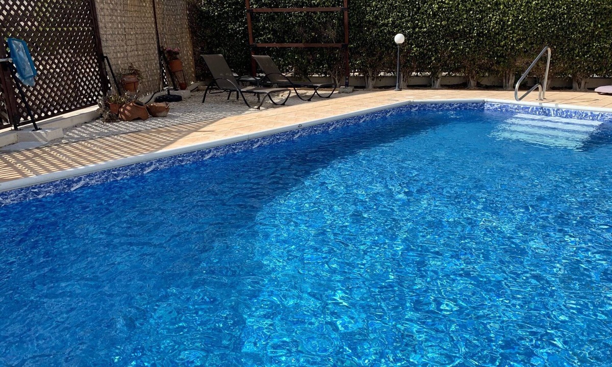 Pegeia Villa | Villa Lesbos is a lovely spacious 2 bedroom villa with a private pool near Beach