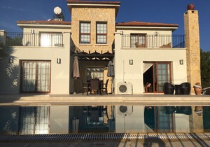 Large modern private spacious villa with pool. Panoramic Mountain & Sea Views. in Catalkoy