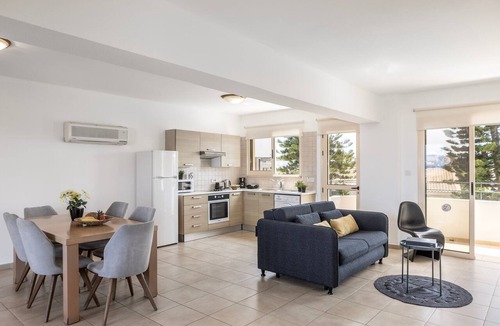 Pernera Apartment | A 2-bedroom, spacious second-floor apartment that can accommodate up to 5 people