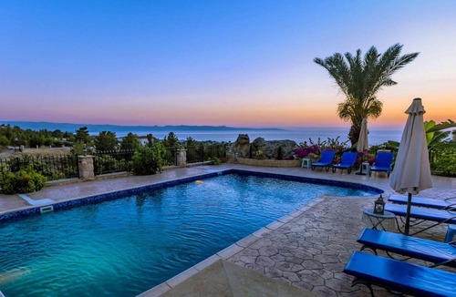 Ayia Marina Chrysochous Villa | Away-from-it-all, Exceptional Sea Views Sleeps 10
