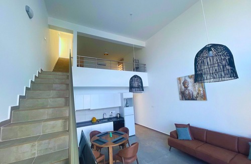Kucukerenkoy Apartment | "Azure Pearl" Oceanfront Loft Apartment · Spacious Rooftop Terrace & Pool