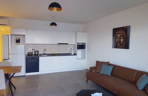 Kucukerenkoy Apartment | "Azure Pearl" - Wake Up by the Sea · Oceanfront Garden Retreat with Pool