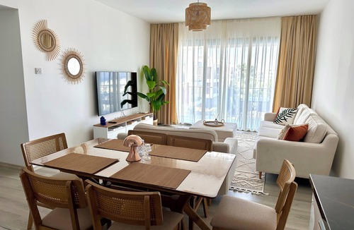 Karavas Condo | Bohemian penthouse in Girne Alsancak, close to Merit hotels