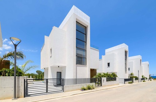 Paralimni Villa | By The Beach - Blue Topaz Villa - Steps from the Beach