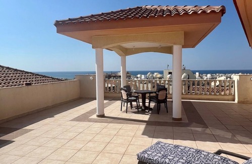 Paphos Apartment | Charming 2-bedroom penthouse with sunset view terrace in peaceful Paphos