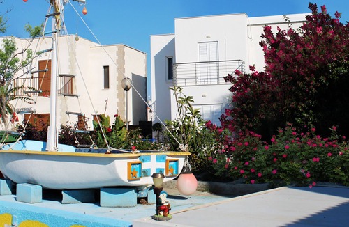 Pervolia House | Cozy Beachfront Villa with free wifi and parking ideal for family vacationers.