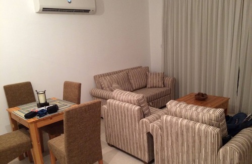 Ghaziveran Apartment | Cozy Mediterranean Flat on Beach, West Coast of Northern Cyprus at Gaziveren