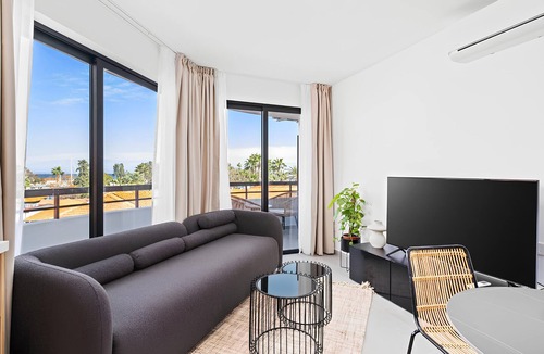 Larnaca Apartment | Finikoudes Marina View 201 - Charming Finikoudes Getaway