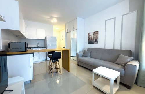 Trikomo Apartment | Ground Studio Apartment with Pool View in Iskele, Long Beach, Northern Cyprus