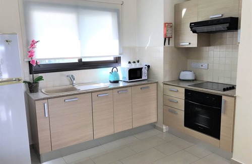 Kapparis Apartment | Kyklades Resort DPSAH03-A Colorful Two Bed Apartment -Pool-Gym