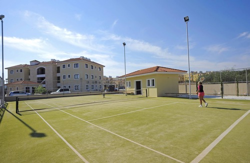 Kapparis Apartment | Kyklades Resort DPSBF04 -Colorful One Bed Apartment- WIFI-Communal Pool-Gym-Spa