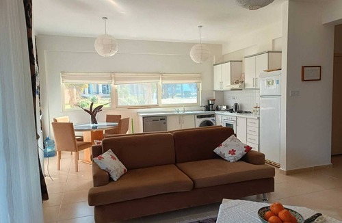 Karavas Apartment | Kyrenia - Esentepe Turtle Village Sea Villa with Garden