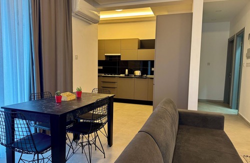 Karavas Apartment | Luxury apartments next to Merit hotels with swimming pool, terrace and garden