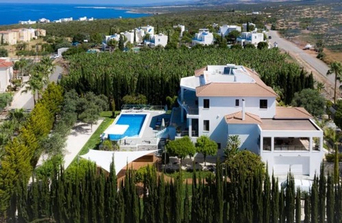 Paphos Villa | R 1489 Luxury Boutique Villa with Pool ,Own Bar , Sun Beds & Verneda.