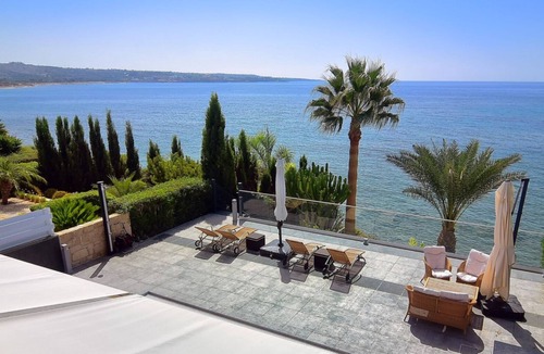 Old Town Villa | Sea Front1st Line Modern Villa in the Heart of Coral Bay Paphos FREE HEATED POOL