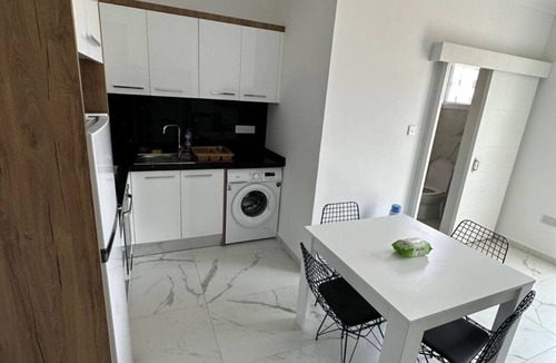 Trikomo Apartment | Studio apartment in iskele with pool and restaurants and 200 meters to sea