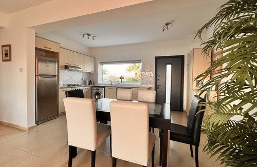 Tatlisu Condo | True frontline apartment with private sandy beach in Tatlisu - "King" Apartment