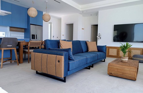 Kiti Villa | Unic 4 bedrooms beach villa Big private pool Juccuzy Barrel sauna Sea view