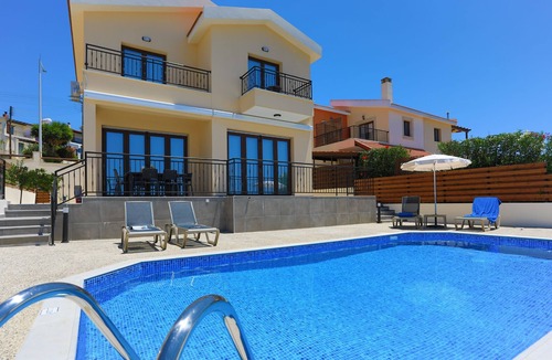 Meladeia Villa | Villa Aeria: Holiday Villa To Rent, Pool, Views, WiFi, A/C