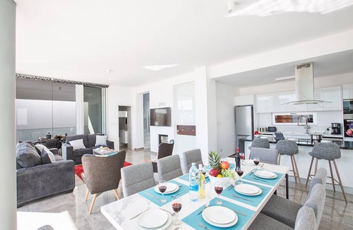 Protaras Villa | Villa Neve,brand New, Exquisite 5BDR Protaras Villa with Pool,Close to the Beach