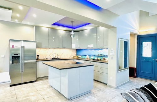 Pervolia Villa | Villa with pool with sea view and 300m walk to the sea