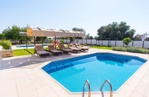 Argaka Villa | Villa with private pool and large balcony with sea view, ideal for families.
