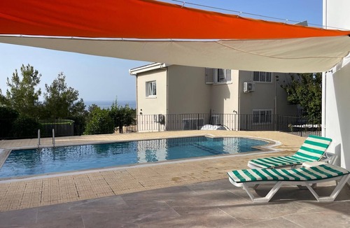 Esentepe Villa | Villa with private pool, quiet village location, mountain and sea views