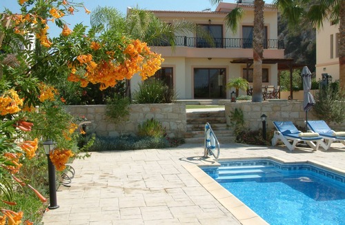 Pissouri Villa | Zeus Villa. Three bedroom villa with private big pool and landscaped garden .