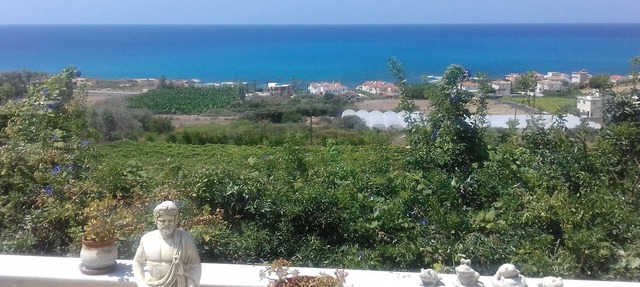 2 Bed Detatched House With Stunning Sea And Sunset Views Kissonerga Paphos in Paphos