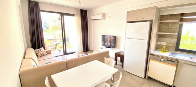 2 Bedr & 3 Beds & open plan Kitch & 1 Bathr & Close all amenities & AC all rooms in Lefkosa