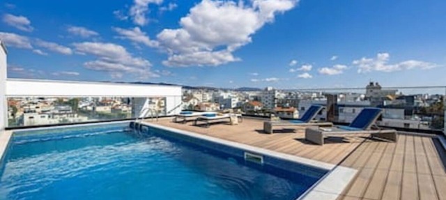 201 Sfiggos - Large Balcony & Shared Rooftop Pool in Limassol