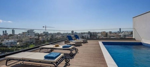 203 Piliou - City Views & Rooftop Pool Access in Limassol