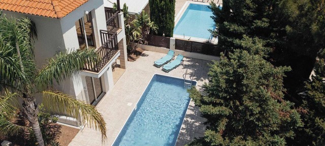2BR Villa with Private Pool Near Fig Tree Bay in Paralimni