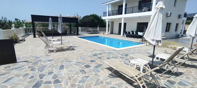 5 Bed, 5 Bath Villa with Private Pool in Affluent Residence of Sea Caves in Paphos