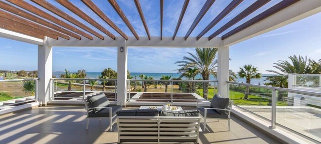 A Truly Spectacular First-Line Sea Front Villa in the beautiful village of Pervolia in Perivolia
