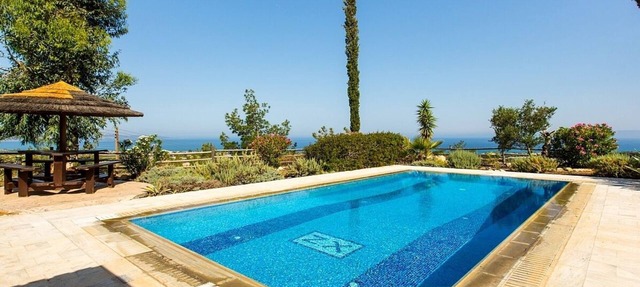 Attractive Villa, A/C, Private Pool, Magnificent Sea Views overlooking Chrysochou Bay in Argaka