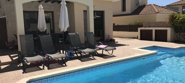 Beautiful detached villa with private pool. Sea & mountain views in Pissouri